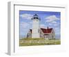 JP3902-Summer Lighthouse-Jean Plout-Framed Giclee Print