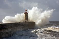 Lighthouse in Foz of Douro, Portugal-jpcasais-Photographic Print