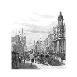 Collins Street Looking East, Melbourne, Victoria, Australia, 1886-JR Ashton-Giclee Print