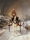 A Winter's Drive, 1862-Benjamin Herring, Jr-Framed Stretched Canvas
