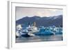 Jškulsarlon - Glacier Lagoon in Morning Light-Catharina Lux-Framed Photographic Print