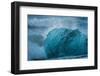 Jškulsarlon, Iceberg Remains on the Atlantic Beach-Catharina Lux-Framed Photographic Print