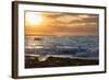 Jškulsarlon, Iceberg Remains on the Atlantic Beach-Catharina Lux-Framed Photographic Print