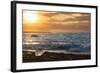 Jškulsarlon, Iceberg Remains on the Atlantic Beach-Catharina Lux-Framed Photographic Print