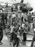 Vietnam Evacuation-JT-Framed Stretched Canvas