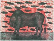 Bull in the Wind, 2001-Juan Alcazar-Giclee Print