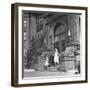 Juan Andreu Almazan Leaving John Hopkins Hospital with a Small Friend-Thomas D^ Mcavoy-Framed Premium Photographic Print