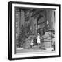 Juan Andreu Almazan Leaving John Hopkins Hospital with a Small Friend-Thomas D^ Mcavoy-Framed Premium Photographic Print