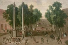 A Market Square in Seville, C.1650-Juan Bautista Martinez del mazo-Framed Stretched Canvas