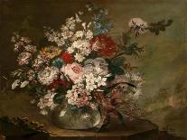 Still Life with Flowers in a Vase, c.1780-1790-Juan Bautista Romero-Giclee Print