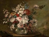 Still Life with Flowers in a Vase, c.1780-1790-Juan Bautista Romero-Mounted Giclee Print