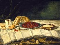 Still Life with Pasteries, Wine, and Eggs, c.1770-1790-Juan Bautista Romero-Giclee Print