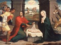 The Virgin Appears to Saint Bernard, 1540-1545-Juan Correa de Vivar-Giclee Print