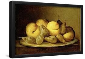 Juan de Arellano / 'Still Life with Fruit', ca. 1660, Spanish School, Canvas, 28,5 cm x 37 cm, ...-Juan de Arellano-Framed Poster