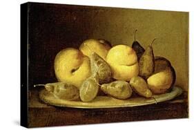 Juan de Arellano / 'Still Life with Fruit', ca. 1660, Spanish School, Canvas, 28,5 cm x 37 cm, ...-Juan de Arellano-Stretched Canvas