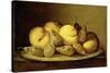 Juan de Arellano / 'Still Life with Fruit', ca. 1660, Spanish School, Canvas, 28,5 cm x 37 cm, ...-Juan de Arellano-Stretched Canvas