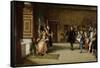 Juan de Austria's Presentation to Emperor Carlos V in Yuste, 1869-Eduardo Rosales-Framed Stretched Canvas