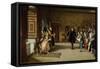 Juan de Austria's Presentation to Emperor Carlos V in Yuste, 1869-Eduardo Rosales-Framed Stretched Canvas