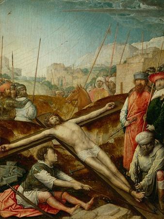Christ nailed to the cross