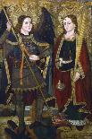 St Michael and Engracia, C1489-C1513-Juan de la Abadia the Younger-Framed Giclee Print