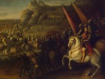 The Israelites Crossing the Red Sea (The Parting of the Red Sea)-Juan de la Corte-Stretched Canvas