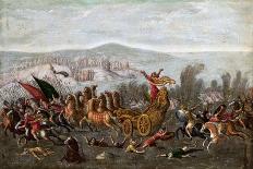 The Fire of Troy, Mid of 17th C-Juan de la Corte-Framed Giclee Print