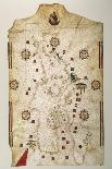 19th Century Copy of the Nautical Planisphere, 1500-Juan de la Cosa-Mounted Giclee Print