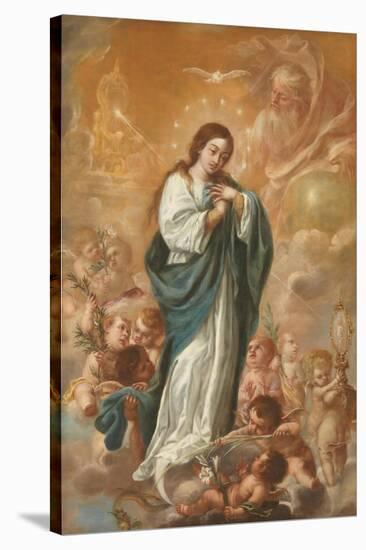 Juan de Valdés Leal / 'Immaculate Conception'. 1682. Oil on canvas.-JUAN DE VALDES LEAL-Stretched Canvas