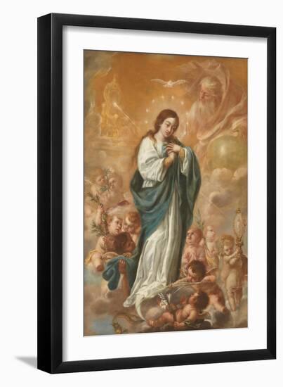 Juan de Valdés Leal / 'Immaculate Conception'. 1682. Oil on canvas.-JUAN DE VALDES LEAL-Framed Premium Giclee Print
