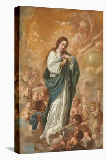 Juan de Valdés Leal / 'Immaculate Conception'. 1682. Oil on canvas.-JUAN DE VALDES LEAL-Stretched Canvas