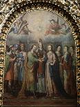 The Wedding of Mary and Joseph, 1723, Basilica of Ocotlan, 18th Century-Juan de Villalobos-Framed Giclee Print