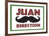 Juan Direction Humor-null-Framed Art Print