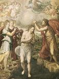 The Baptism of Christ-Juan Fernandez Navarrete-Laminated Art Print