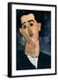 Juan Gris (1887-1927)-Amedeo Modigliani-Framed Giclee Print