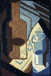 Still-Life with Bottle and Cigars; Nature Morte Avec Bouteille et Cigares, 1912-Juan Gris-Laminated Giclee Print