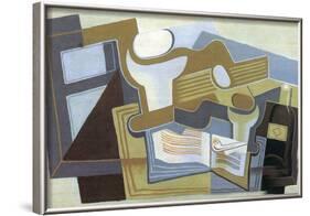 Juan Gris Guitar and Fruit Bowl Still Life Poster-null-Framed Poster