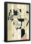 Juan Gris Guitar and Glass Cubism Art Print Poster-null-Framed Poster