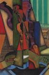 Draughtboard and Playing Cards-Juan Gris-Giclee Print