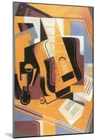 Juan Gris Guitar Cubism Art Print Poster-null-Mounted Poster