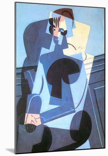 Juan Gris Portrait of Madame Josette Gris Cubism Art Print Poster-null-Mounted Poster