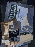 Still Life with a Newspaper and a Wooden Table, c.1918-Juan Gris-Giclee Print