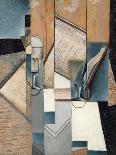 Still-Life with Bottle and Cigars; Nature Morte Avec Bouteille et Cigares, 1912-Juan Gris-Giclee Print