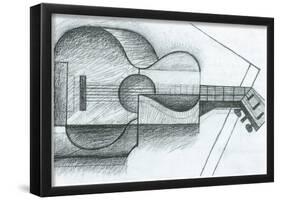 Juan Gris The Guitar Art Print Poster-null-Framed Poster