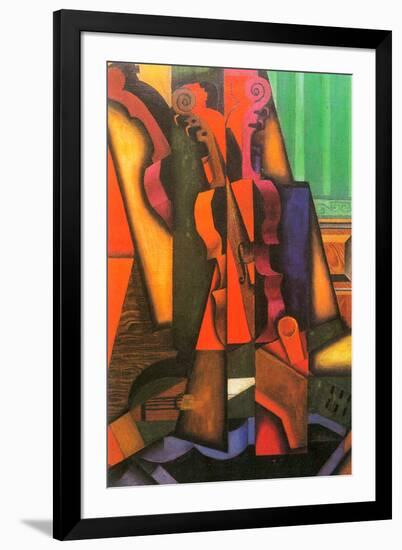 Juan Gris Violin and Guitar-Juan Gris-Framed Art Print