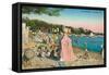 Juan-Les-Pins, Riviera-null-Framed Stretched Canvas