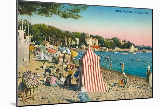 Juan-Les-Pins, Riviera-null-Mounted Art Print