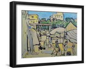 Juan-Les-Pins-George Leslie Hunter-Framed Giclee Print