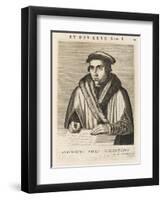 Juan Luis De Vives Spanish Humanist and Philosopher-Esme De Boulonois-Framed Art Print