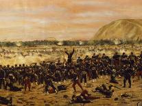 Battle of Miraflores, Peruvian Soldiers Defending Lima from Advance of Chilean Army-Juan Manuel Blanes-Giclee Print