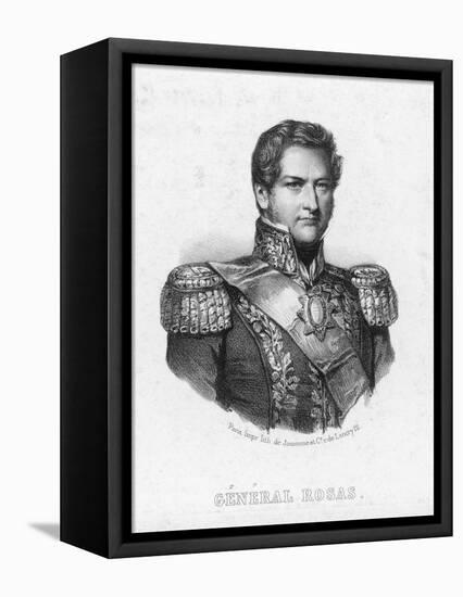 Juan Manuel de Rosas Argentinian Dictator-null-Framed Stretched Canvas